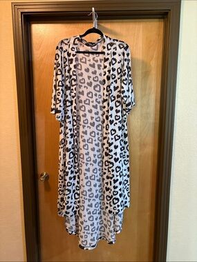 Crazy Train Short Sleeve Heart Duster; Size - One Size